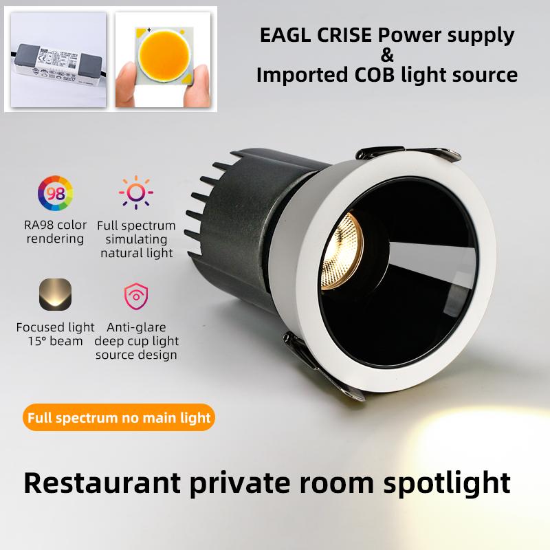 LED Downlight Ceiling AC110-240V 5W 7W 10W 12W 15W Spotlight Cold Warm White Round Recessed Lamp LED Spot Light Lighting