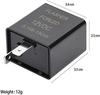 AMMUS [Set mit 2] 2-Pin IC Blinkrelais, Hifra-Prävention, LED, Honda, Yamaha,