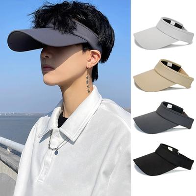 UPF50+ Sun Hat For Men Women Unisex Breathable Outdoor Sport Open Top Sun Cap With Adjustable Sweatband