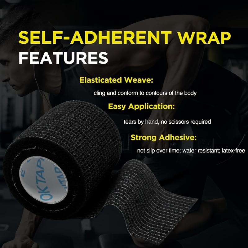 1pc Self Adhesive Elastic Bandage Non-slip Waterproof Fingers Bandage Tattoo Cover Breathable Outdoor Sport Protective Tape