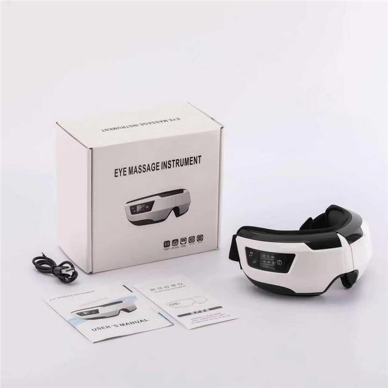 6D Smart Vibration Eye Massager Airbag Compress Eye Care Instrument Bluetooth Music Eye Massage Sleepping Mask Relax Fatigue