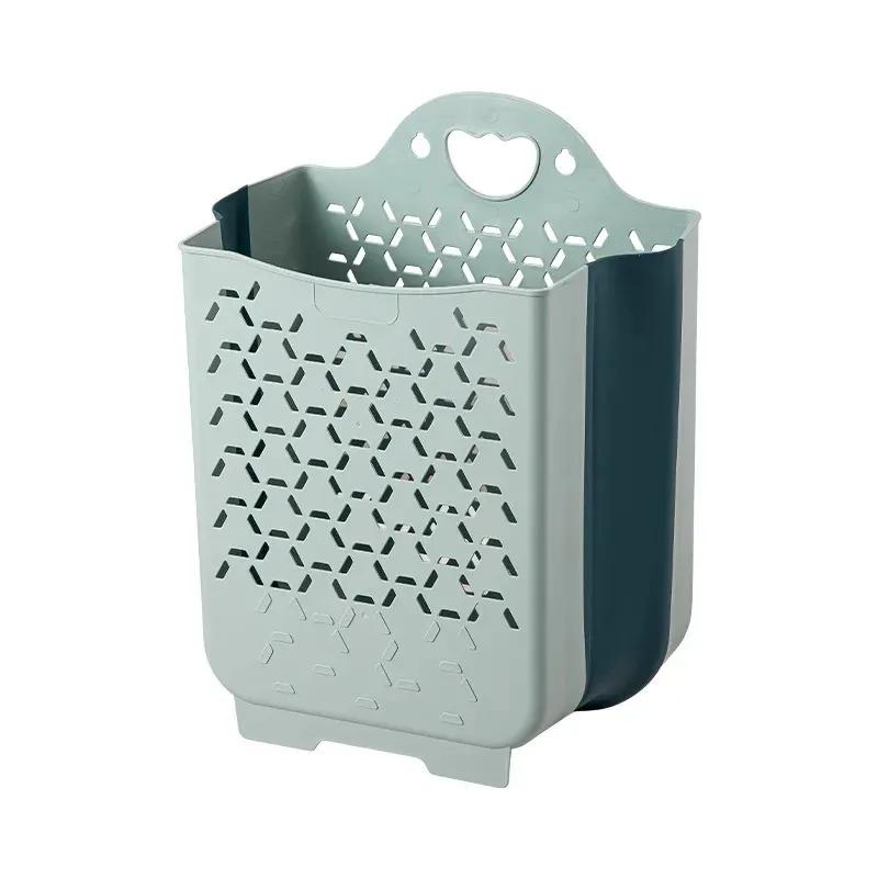 Dirty Clothes Storage Basket Household Laundry Bag Wall-mounted Storage Bag Folding Bathroom Laundry Basket1. Laundry Organization for Small Spaces