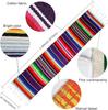 Mexican Serape Table Runner Cotton Colorful Striped Mexican Dining Table Decoration For Cinco De Mayo Fiesta Party Wedding
