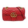 [Tweedehands] Gucci GG Marmont Matelassé Mini Tas 'Rood' - Zeer Goed #7CW3L5