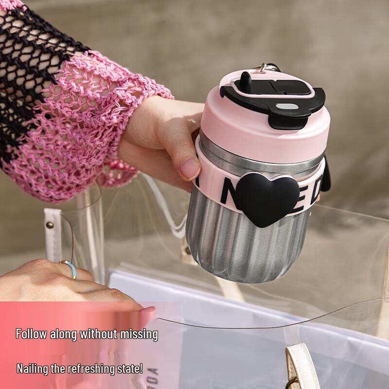 TAFUCO T0610 Ceramic Coated 316 Stainless Steel Insulated Straw Cup