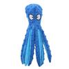 Indestructible Dog Toys for Aggressive Chewers Squeaky Plush Octopus Interactive Puppy Toy with Rattle Sound Bite Resistant