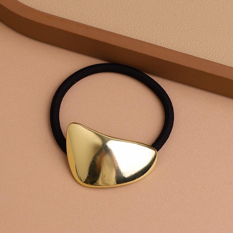 

Корейская мода металлические нерегулярные двухслойные резинки для волос веревки женская повязка на голову эластичная повязка для волос держатель для хвоста аксессуары для волос One Size