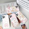 Kawaii M-mikko Cat Cute C-Characters For IPhone 11 12 13 14 15 16 17 Pro Max Plus 13 Mini Silicone Soft Transparent Back