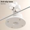Toothbrush Holder Makeup Brush Storage Rack with Anti-Slip Base 360-Degree Rotatable Bathroom Toothbrush Storage Rack