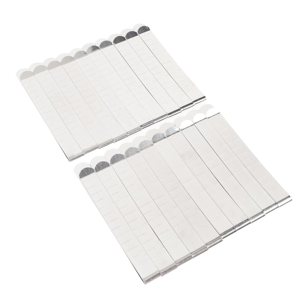 20 ks Šicí klipy 3 palce Nerezové klipy na lemování Pravítko pro značení lemů Látkové šicí potřeby s