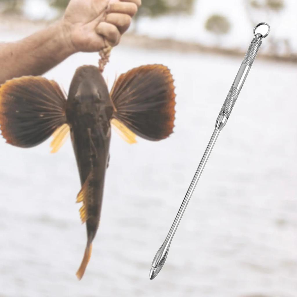 19CM/7.5in Stainless Steel Safety Extractor Fishing Hook Detacher Remover Rapid Decoupling Device For Fishing Tools Portable Fis