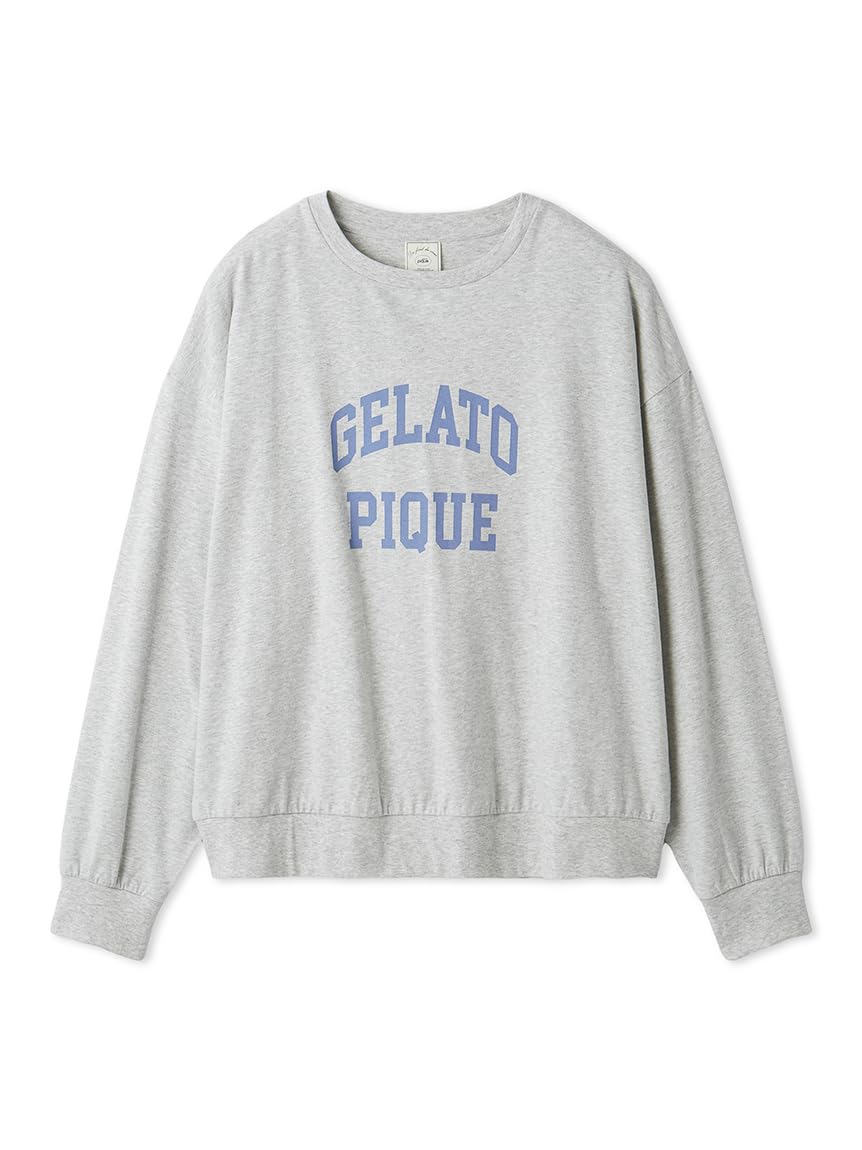 

Футболка с логотипом колледжа Long PWCT255380GRYF серый