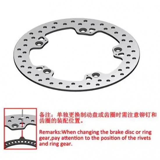 Fit for ZONTES 350D/E/M Front and Rear Brake Disc Brake Floating Disc for 350 D 350 E 350 M rear   265x4.5