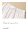 Women's Casual Wide-Leg Elastic Waist Pants - Cotton Linen Double Layer 