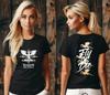 T-shirt Fourth Wing Basgiath War College Design Double-sided T-shirt da Donna
