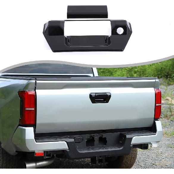 Daeiclru Tailgate Door Handle Trim Cover Compatible with Toyota Tacoma 2024 2025, Rear Trunk Grab Handle Cover Scratch Protector Accessories (Not Fit