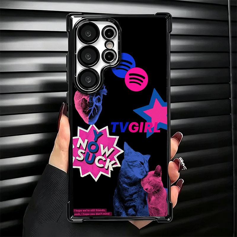 TV Girl Album Soft Phone Case For Samsung Galaxy S26 Ultra S25 Edge S24 FE S23 Plus S22 S21 + S20 Plating Anti-Fall Fundas