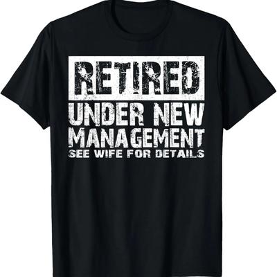 Funny Vintage Retirement Men Dad Retiring Father Day T-Shirt