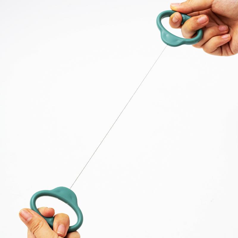 Plastic Handle Mud Cutting Line Handmade DIY Mud Cutting Rope Steel Wire Material Suitable for Soft Ceramic Clay Separation