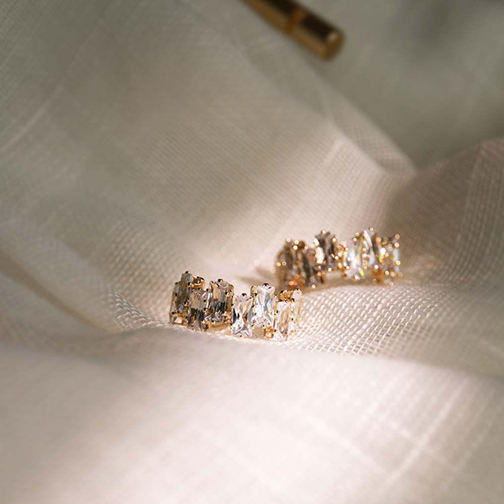 Cuff Fashion Jewelry Rhinestone Clip Earrings Korean Earrings Ear Bone Clip Zircon Ear Clip