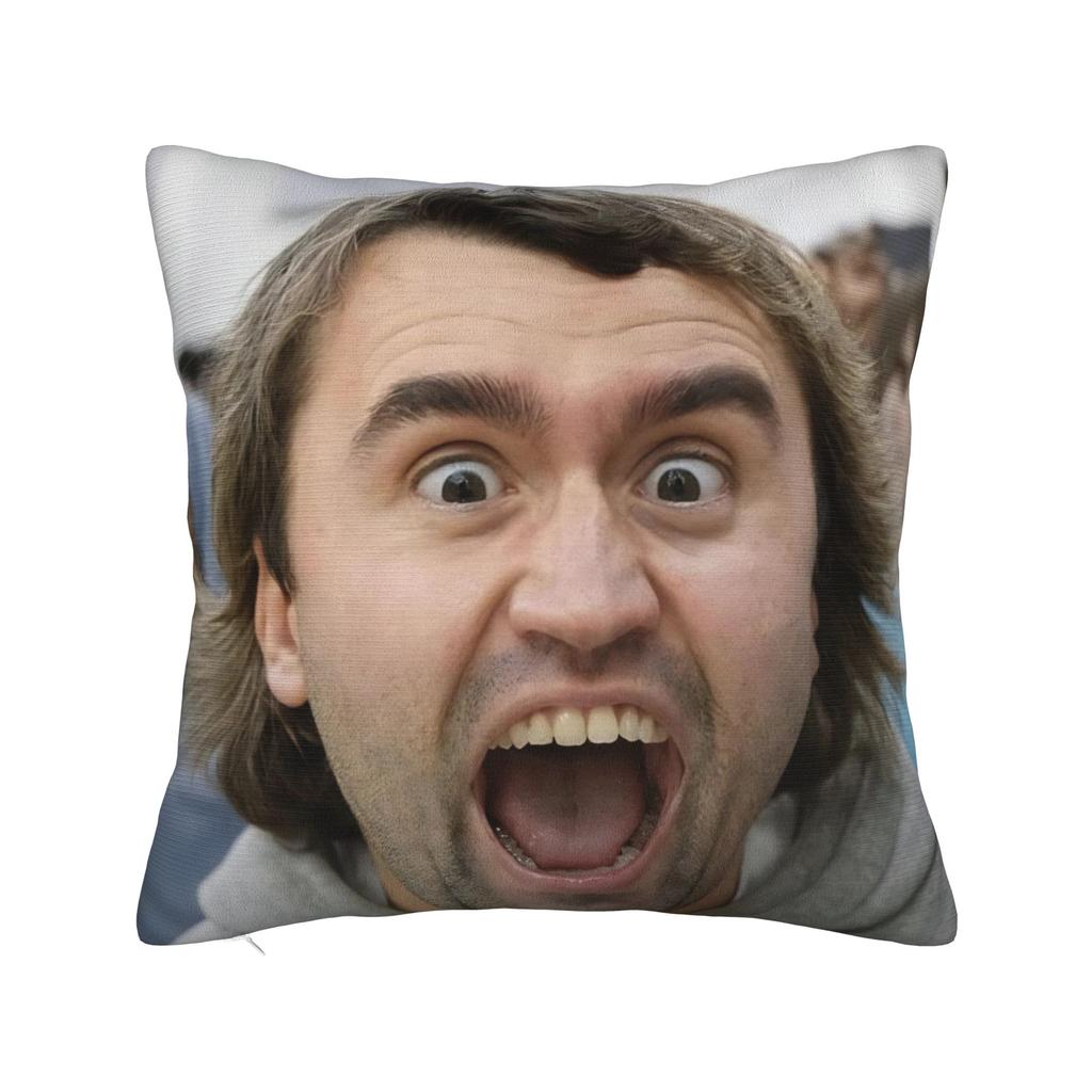 Charlie Kirk Miner Pillow Case Comfy Pillow Cover For Sofa Car Home Decor Funny Cushion Cover