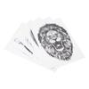 5 Sheet Animal Pattern Temporary Tattoo Sticker Men Waterproof Tattoo Sticker Accessory