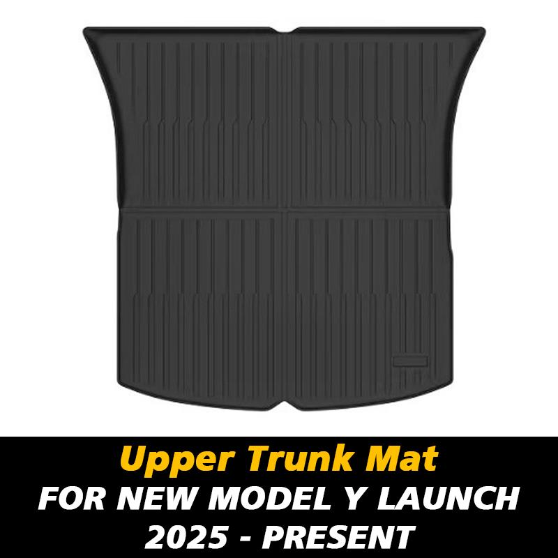 For New Tesla Model Y Launch 2025+ Juniper TPE Floor Mats & Cargo Liner All Weather Trunk Mats Floor Liner Seat Backrest Mats