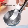 Ice Cream Scooper Fruit Scoop, Stainless Steel with Trigger Non-Slip Handle, Rebound Scoop Heavy Duty Metal for Balls Baller