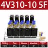 Pneumatic Solenoid Valve Group 4V310-10 Two-position Five-way Bus Valve Island 24V Bus Plate Connection Base