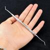 Paronychia Pedicure Nail Care Hook Ingrown Double Ended Toe Nail Correction File Manicure Pedicure Toenails Clean Foot Care Tool
