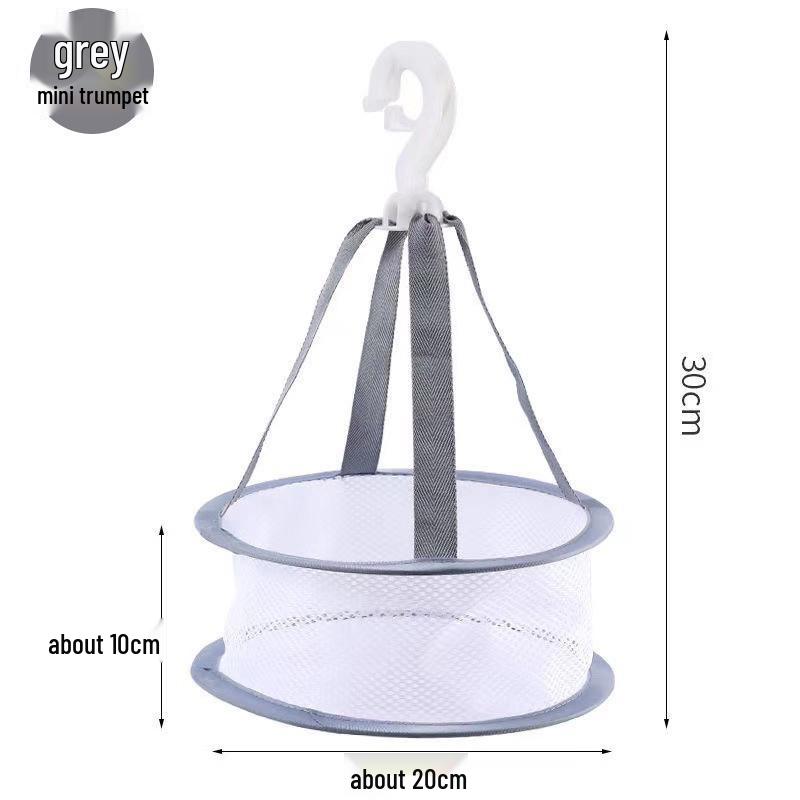 Windproof Drying Net Basket for Clothes, Socks, & Toys - Anti-Deformation, Flat Mesh for Dormitory Use