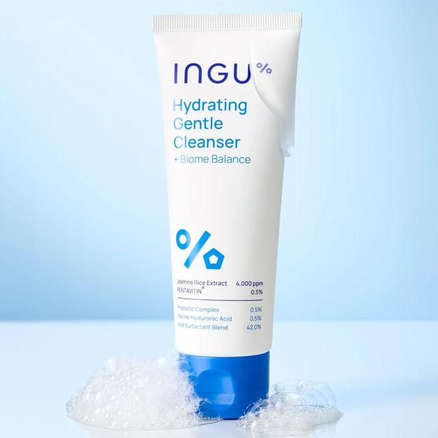 INGU - Увлажняющее мягкое очищающее средство + Баланс микробиома 100ml