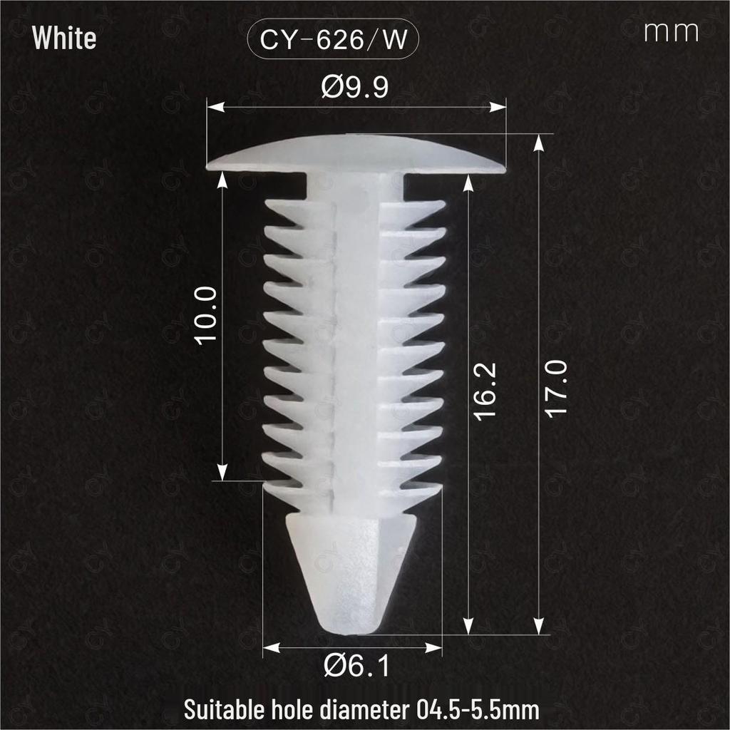 Universal Nylon Christmas Tree Car Rivet Screws