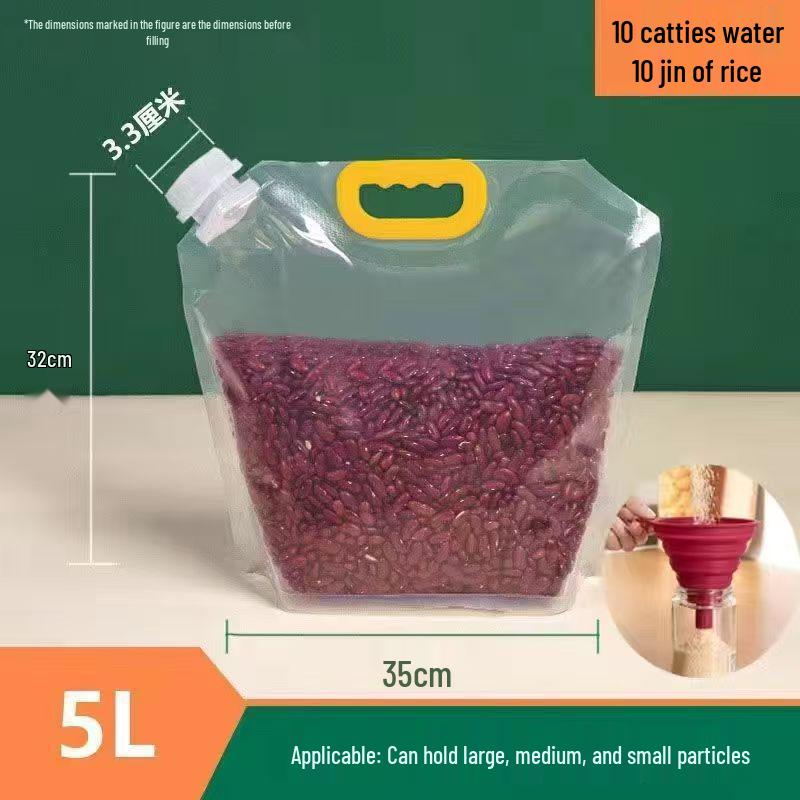 Large Grain Storage Bag with Spout Seal for Home Use