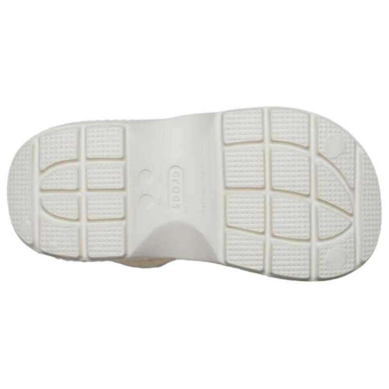 Crocs Stomp Lined Boot Comfortable and Durable Booties Women's White
