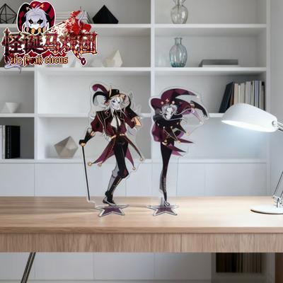 Game The Freak Circus Pierrot Cosplay Figure Stand Acrylic Standing Plate Model Ornament Accessories Decoration Props