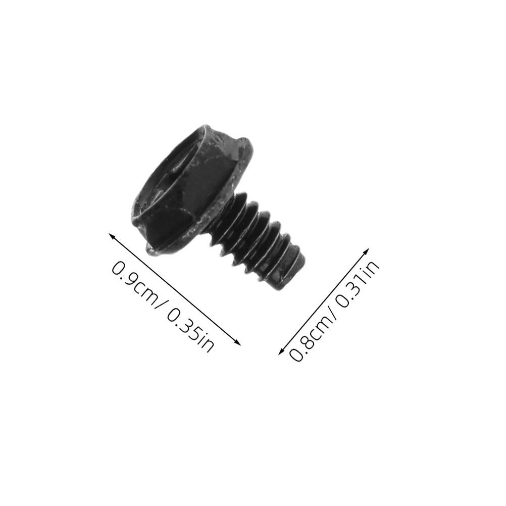 100Pcs Metal Pci Slot Screw for Computer Case Round Head Fastener Mounting Replacement for Repairing Slot Screw