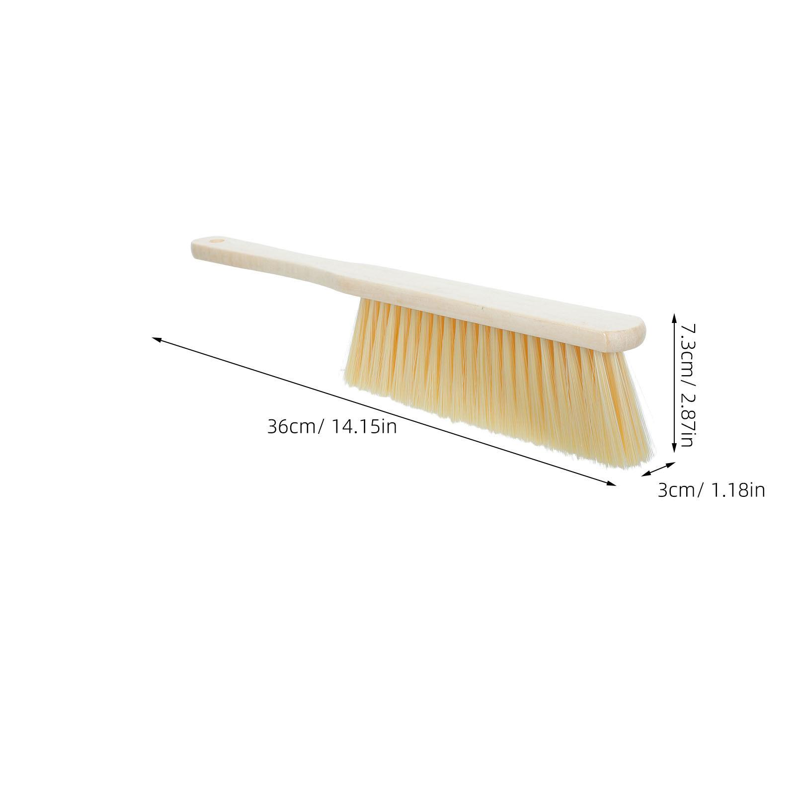 2Pcs Long Handle Dusting Brush Multipurpose Soft Bristle Cleaning Brush for Furniture Bed Sofa Car Countertop Table жёлтый