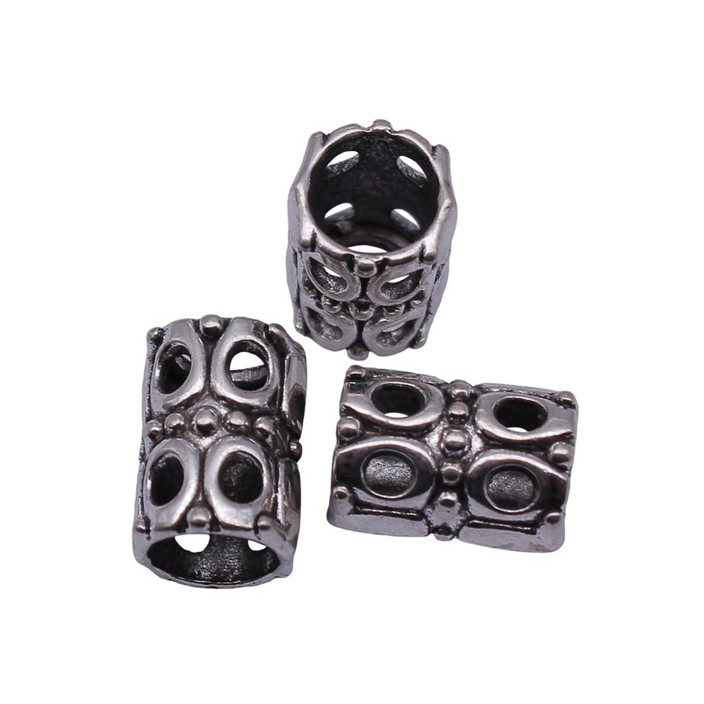 Tribal Pattern Tube Beads Charms Braided Spacer Beading For Jewelry Materials
