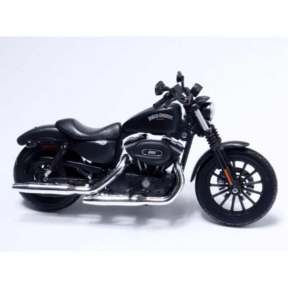 Maisto 1:12 Harley-Davidson Sportster Iron 883 Pressgjuten Motorcykelmodell (Matt Svart)