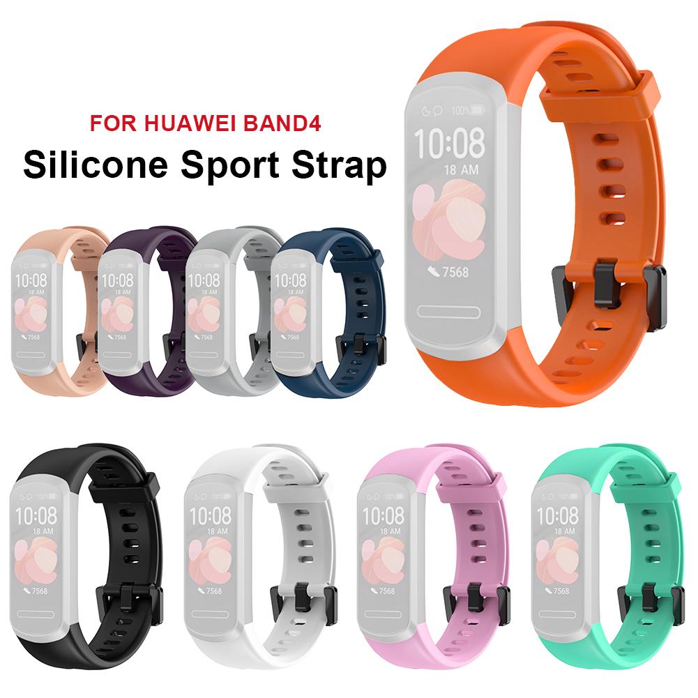 Měkký silikonový náhradní náramek na zápěstí pro Huawei Band 4