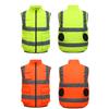 Reflective Vest Security Vest with Pocket Unisex High Visibility Vest Security Workwear for Men Women Traffic Work