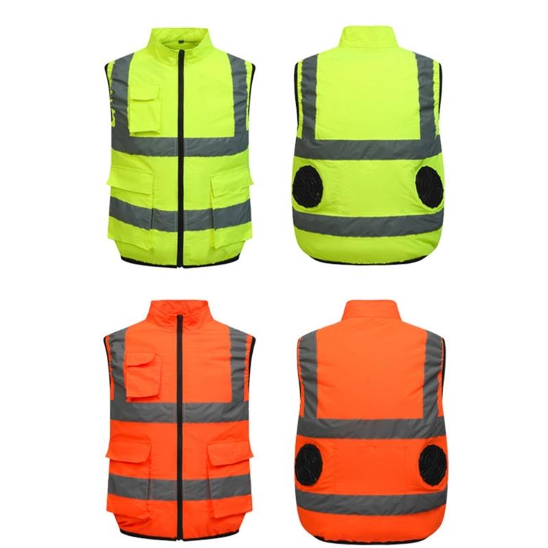Reflective Vest Security Vest with Pocket Unisex High Visibility Vest Security Workwear for Men Women Traffic Work
