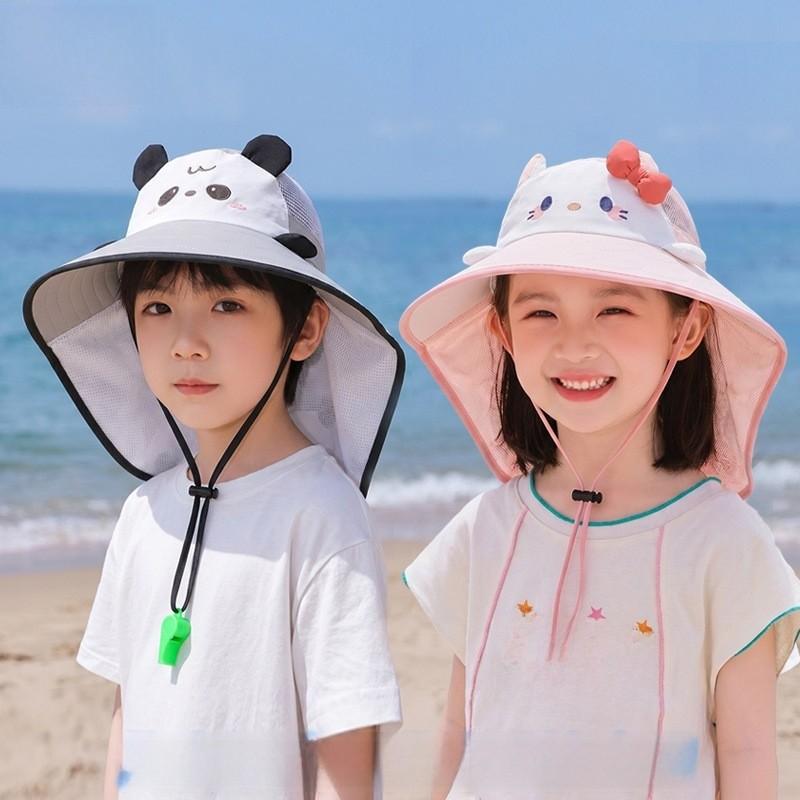Childrens Waterproof Sun Hat With Breathable Nylon Material For Summer Play