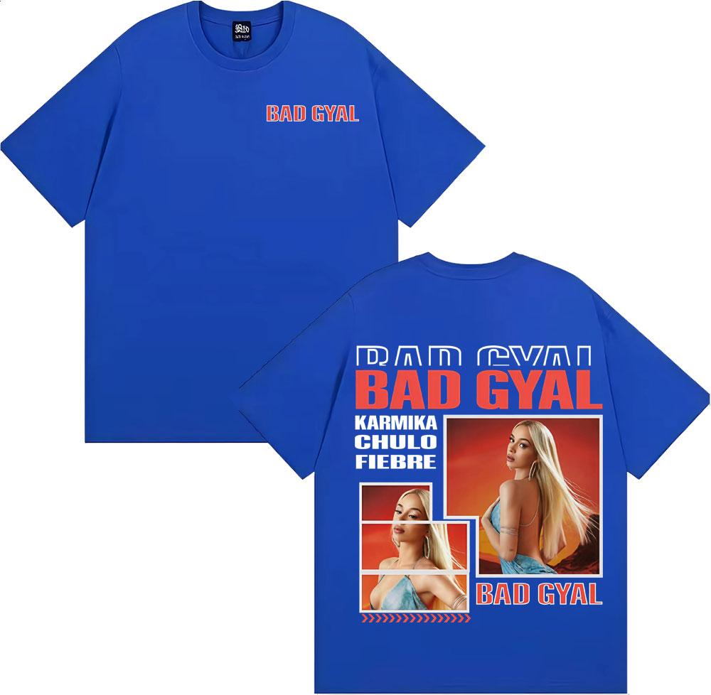 Singer Bad Gyal La Joia Album Tour Merch Tshirts Men Women Harajuku Hip Hop Vintage Tshirt Casual Comfort 100 Cotton T Shirts