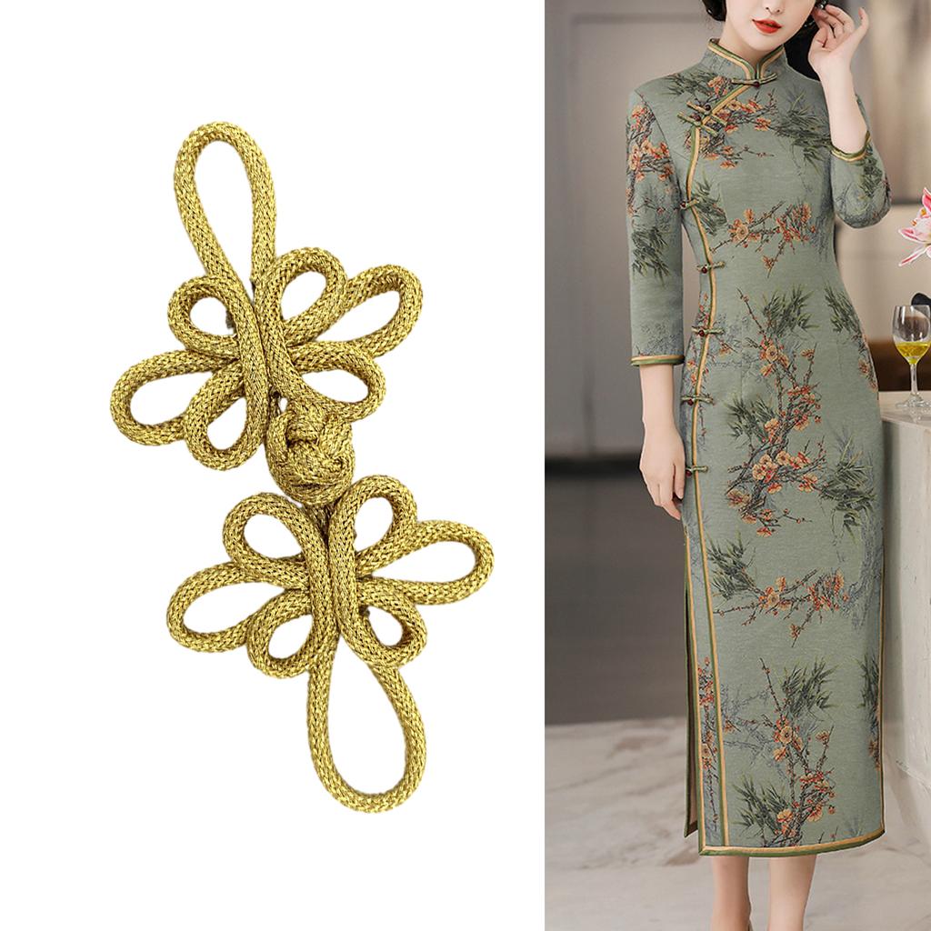 Chinese Cheongsam Buckle Traditional Knot Fastener Chinese Knot Buttons DIY Handcraft Clothing Decorative Accessory