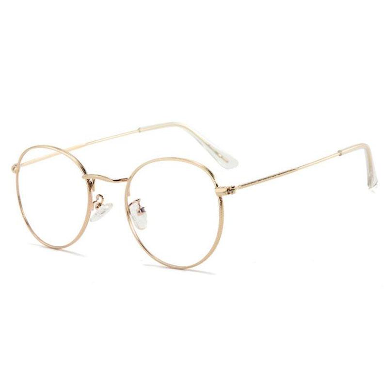 Round Metal Style Option Eye Glasses 3447 Myopia Astigmatism Prescription High Quality Prescription 0 -0.5 -0.75 To -6.0