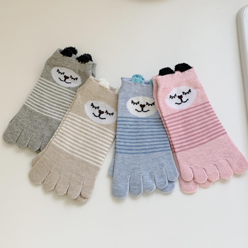 

5 пар женских носков-кроссовок с открытым мыском из пастельной овчины 5 pairs (excluding out of stock)