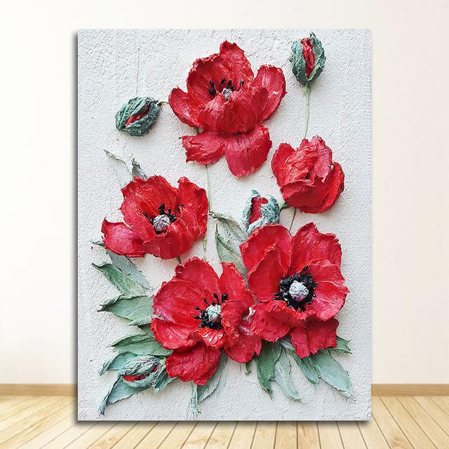And Prints Wall Pictures For Living Room Decoration Art Scandinavian Home Decor Abstract Canvas Painting Wall Art Flower Posters