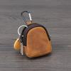[Genuine Leather Key Pouch] Light Luxury Vintage Genuine Leather Key and Coin Pouch - Full-Grain Top-Layer Cowhide - Unisex Multi-Functional